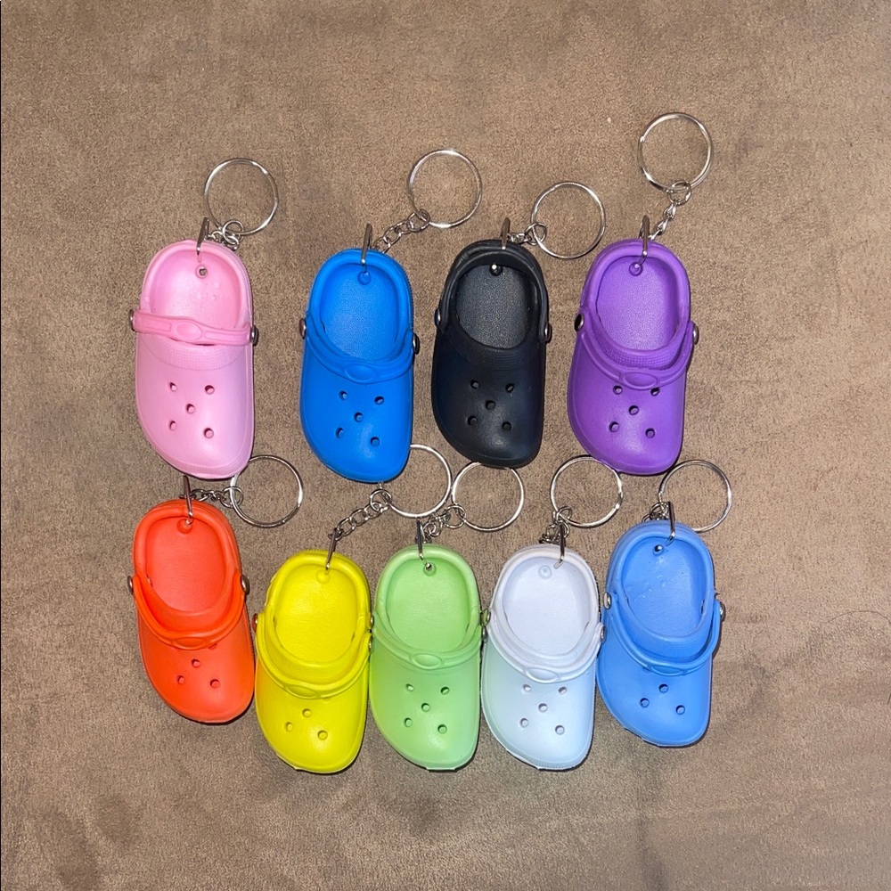 Colorful Kids Clog Keychain 2 for $8.  Bundle and send offer!